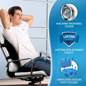 Simply Comfy Premium Office Seat Cushion Combo