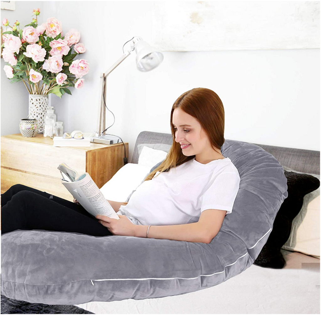 Simply Comfy L Shape Pregnancy Pillow