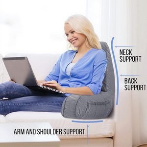 Simply Comfy Shredded Memory Foam Reading Pillow